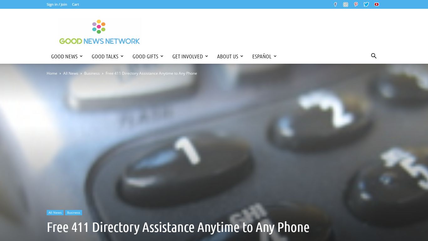 Free 411 Directory Assistance Anytime to Any Phone